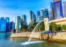 Merlion Lion Fountain, Singapore