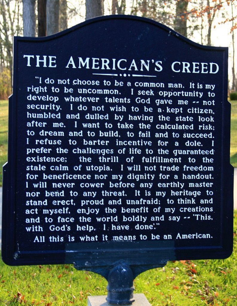 american creed jigsaw puzzle in James puzzles on TheJigsawPuzzles.com