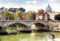 St. Peter's Basilica and Sant Angelo Bridge, Rome