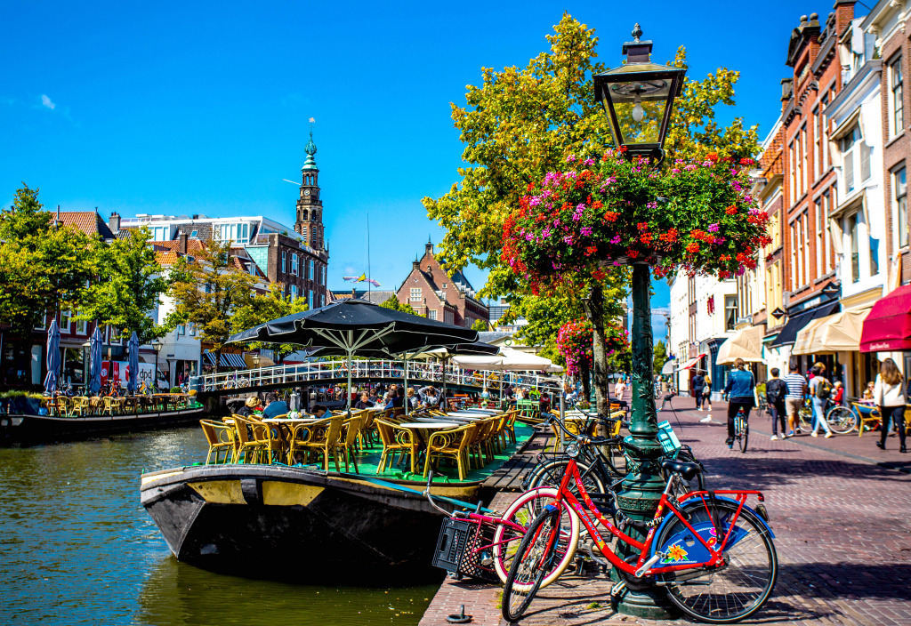 Leiden, Pays-Bas jigsaw puzzle in Ponts puzzles on TheJigsawPuzzles.com