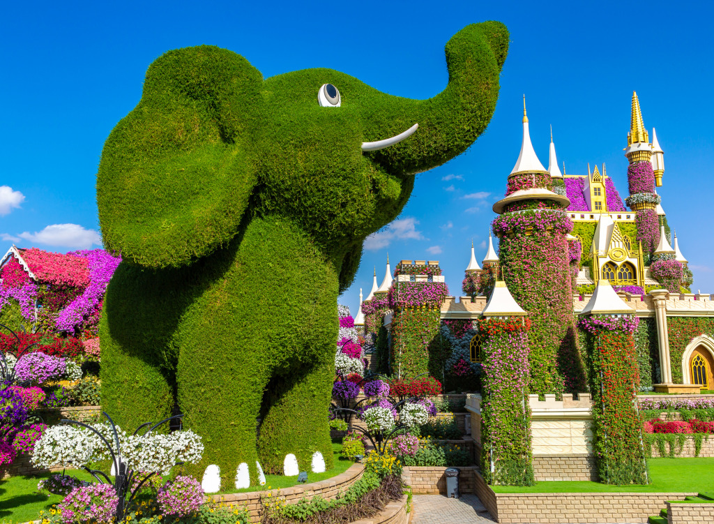 Dubai Miracle Garden, UAE jigsaw puzzle in Puzzle of the Day puzzles on TheJigsawPuzzles.com