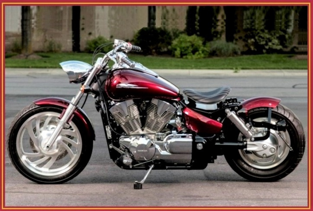 Honda VTX 1300C bobber jigsaw puzzle in Scott Robinson puzzles on TheJigsawPuzzles.com