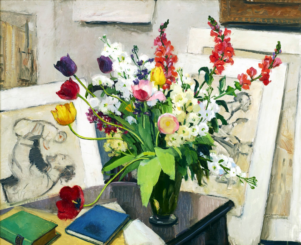 Still Life with Flowers in a Vase jigsaw puzzle in Piece of Art puzzles on TheJigsawPuzzles.com