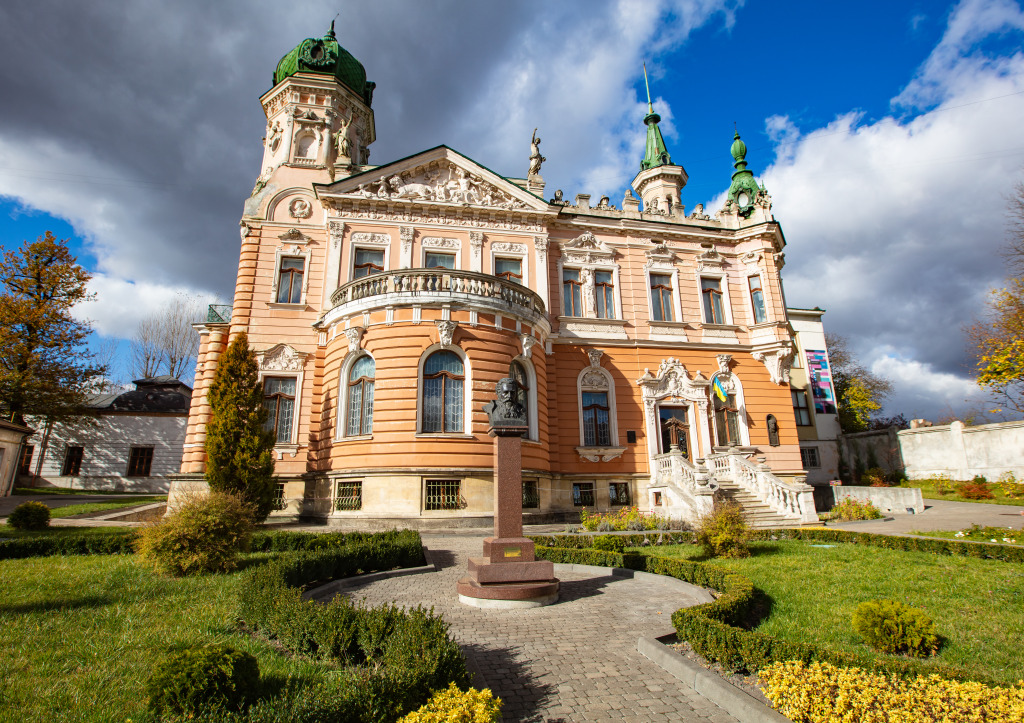 Palácio Dunikovsky, Lviv, Ucrânia jigsaw puzzle in Castelos puzzles on TheJigsawPuzzles.com