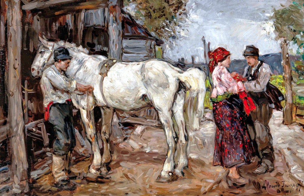 Daily Life in the Country jigsaw puzzle in Piece of Art puzzles on TheJigsawPuzzles.com