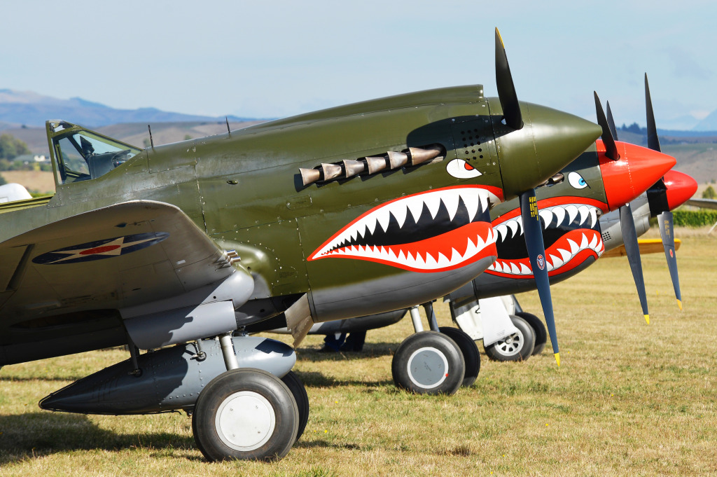 curtiss P-40 Kittyhawk en Nouvelle-Zélande jigsaw puzzle in Aviation puzzles on TheJigsawPuzzles.com