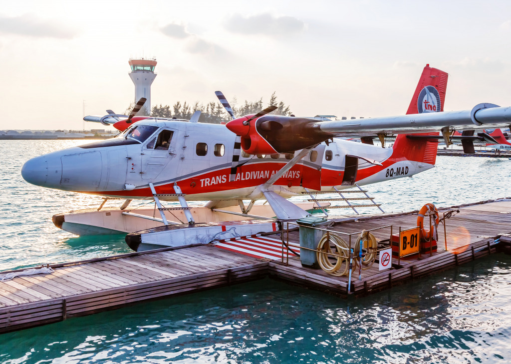 Trans Maldivian Airways DHC-6-300 jigsaw puzzle in Aviation puzzles on TheJigsawPuzzles.com