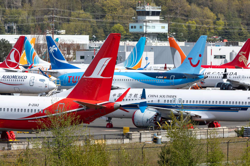 Boeing 737 Max-8 à Seattle, Washington jigsaw puzzle in Aviation puzzles on TheJigsawPuzzles.com