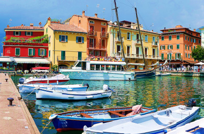 Malcesine, Lake Garda, Italy jigsaw puzzle in Great Sightings puzzles ...