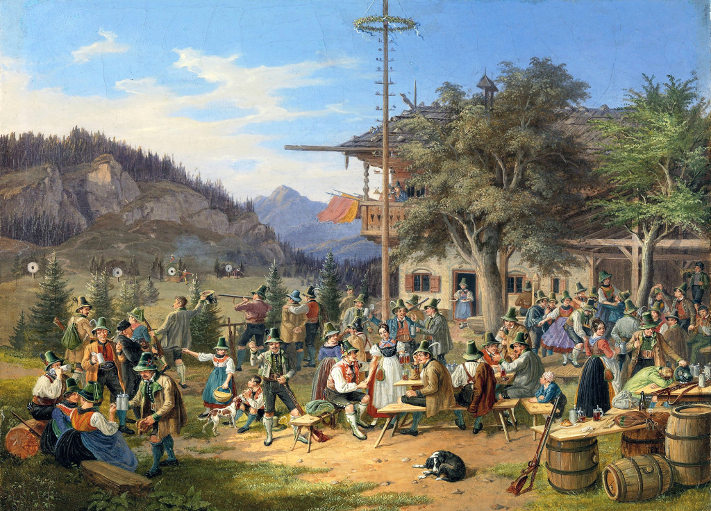 Festival tyrolien jigsaw puzzle in Chefs d'oeuvres puzzles on TheJigsawPuzzles.com