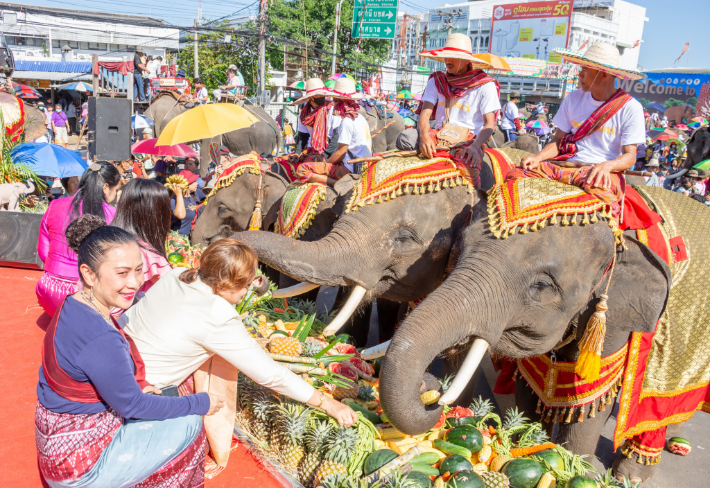 Festival de Elefantes de Surin, Tailândia jigsaw puzzle in Pessoas puzzles on TheJigsawPuzzles.com