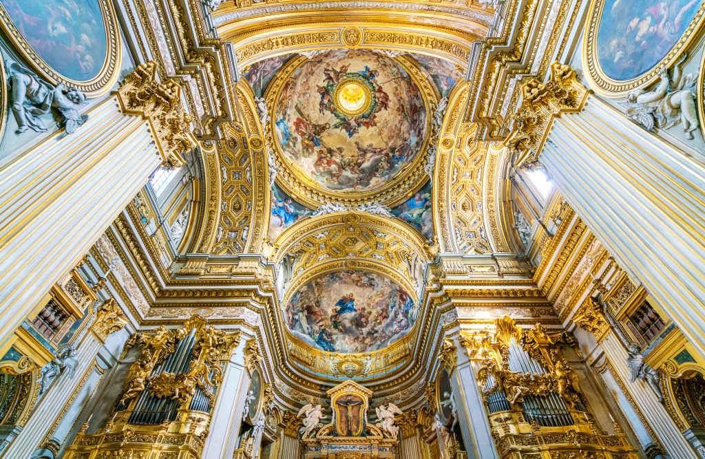 Santa Maria in Vallicella Church, Rome jigsaw puzzle in Puzzle of the Day puzzles on TheJigsawPuzzles.com