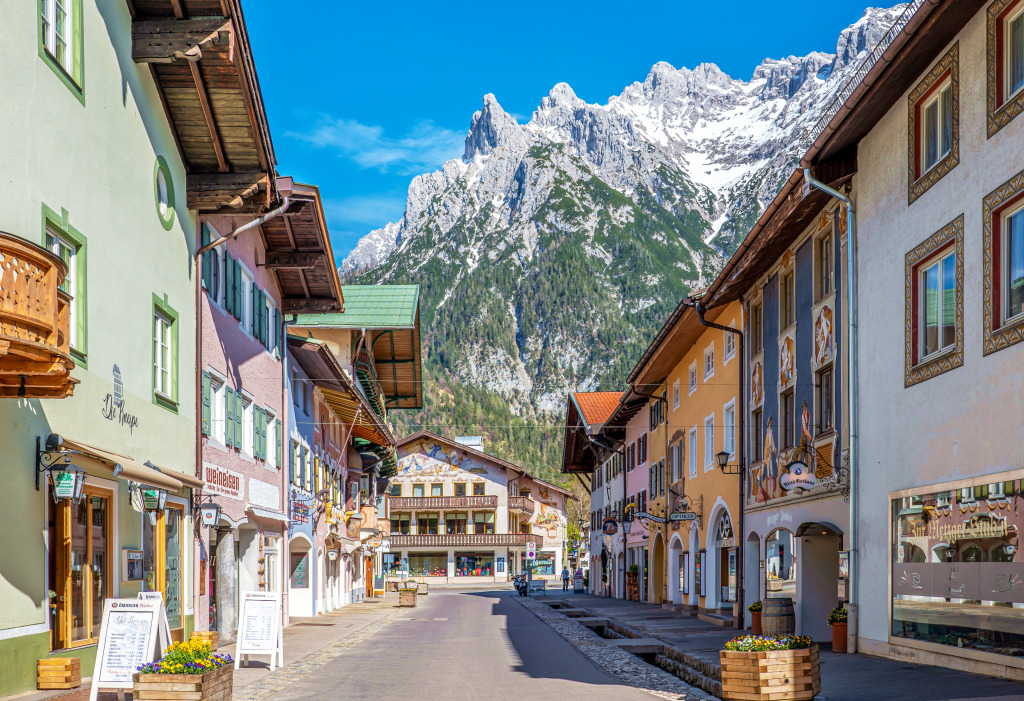 Mittenwald, Bavaria, Germany jigsaw puzzle in Puzzle of the Day puzzles on TheJigsawPuzzles.com