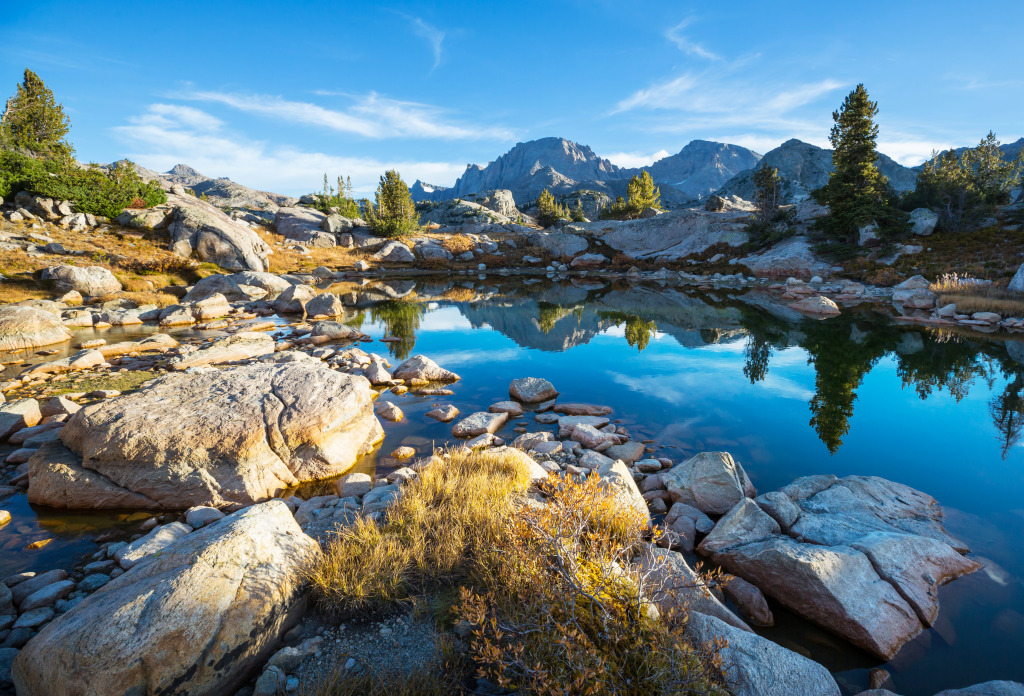 Wind River Range in Wyoming jigsaw puzzle in Great Sightings puzzles on TheJigsawPuzzles.com