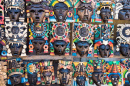 Mayan Wooden Masks
