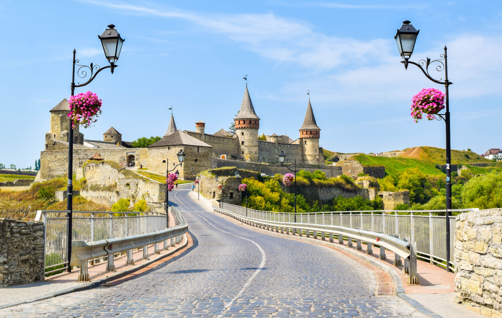Old Castle in Kamianets-Podilskyi, Ukraine jigsaw puzzle in Castles puzzles on TheJigsawPuzzles.com