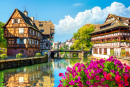 Petite France Quarter in Strasbourg, France