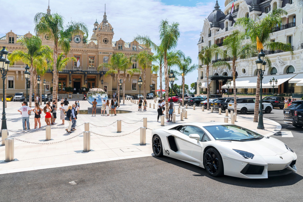 Warmer Sommertag in Monaco jigsaw puzzle in Autos & Motorräder puzzles on TheJigsawPuzzles.com