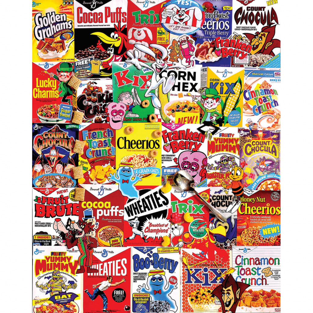 Cereal boxes jigsaw puzzle in Vickie S. Davis puzzles on TheJigsawPuzzles.com