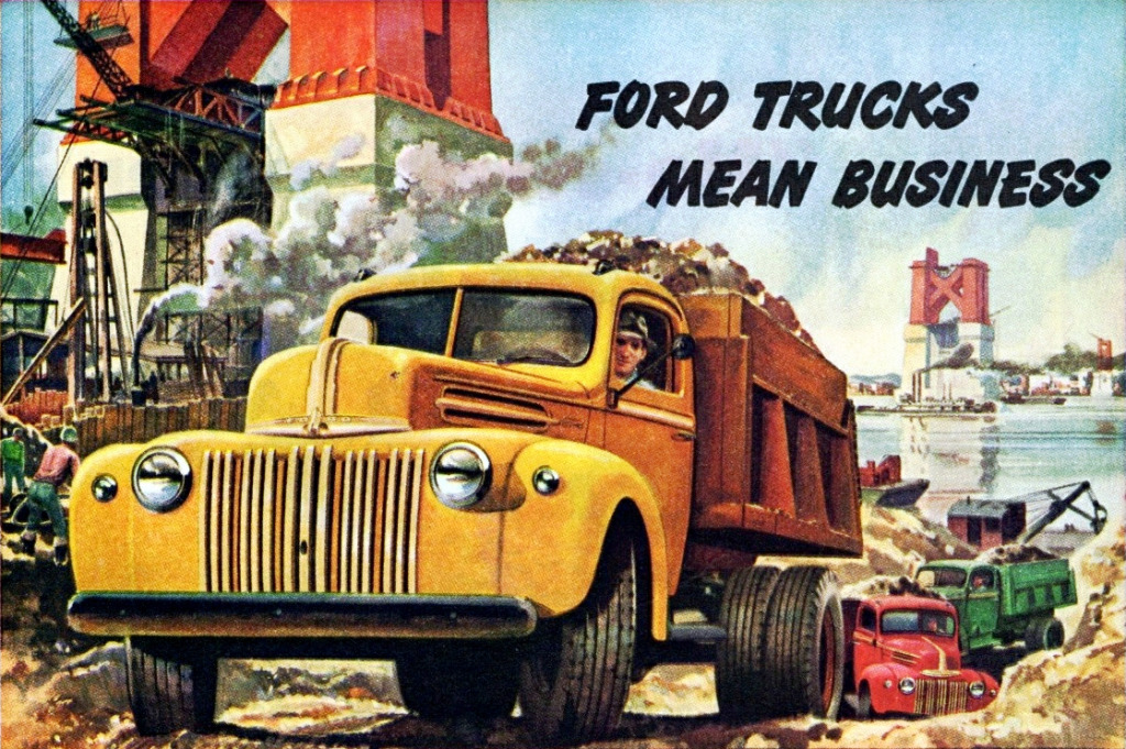 Форд самосвал 1946 г jigsaw puzzle in Автомобили и Мотоциклы puzzles on TheJigsawPuzzles.com