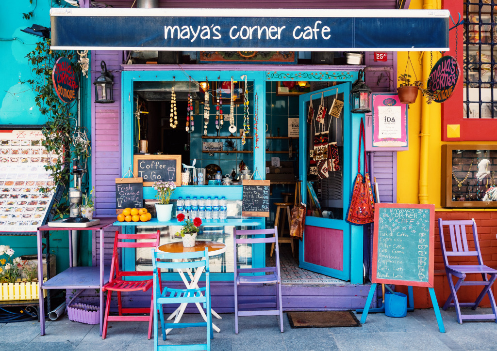Maya’s Corner Cafe, Istanbul, Turquie jigsaw puzzle in Puzzle du jour puzzles on TheJigsawPuzzles.com