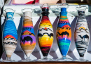 Colored Sand Bottle Souvenirs in Egypt