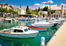 Town of Malinska Harbor, Croatia