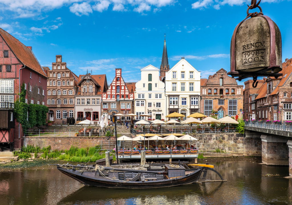 Old Town of Lüneburg, Germany jigsaw puzzle in Puzzle of the Day puzzles on TheJigsawPuzzles.com