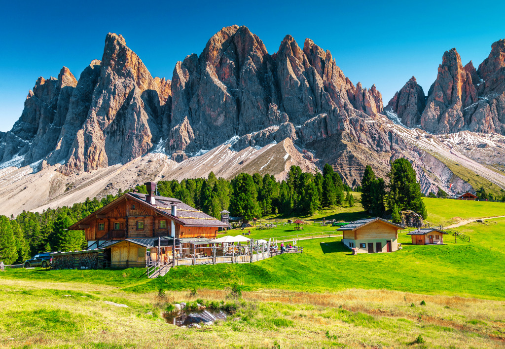 Odle Mountains, Dolomites, Italie jigsaw puzzle in Magnifiques vues puzzles on TheJigsawPuzzles.com