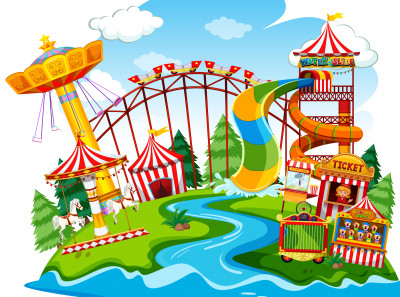 Amusement Park jigsaw puzzle in Kids Puzzles puzzles on ...