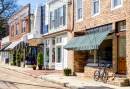 Cobblestone Street in Downtown Annapolis MD