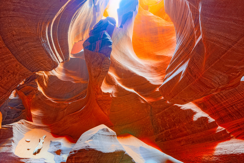 Antelope Canyon, Terre Navajo, Arizona jigsaw puzzle in Magnifiques vues puzzles on TheJigsawPuzzles.com