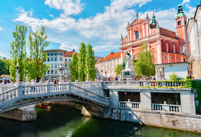 Ljubljana, Slovenia jigsaw puzzle in Bridges puzzles on ...