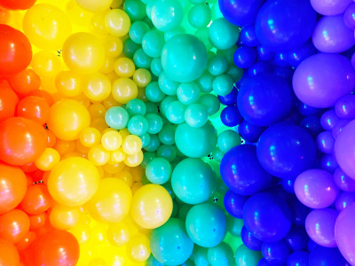 Rainbow Colored Balloons jigsaw puzzle in Macro puzzles on ...