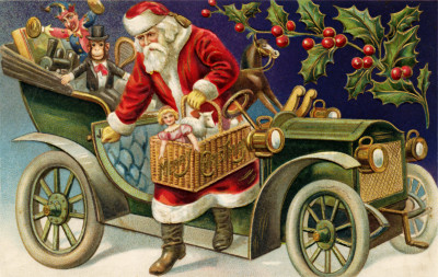 Santa's Car jigsaw puzzle in Cars & Bikes puzzles on TheJigsawPuzzles.com