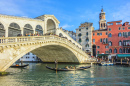 Rialto Bridge, Grand Canal in Venice
