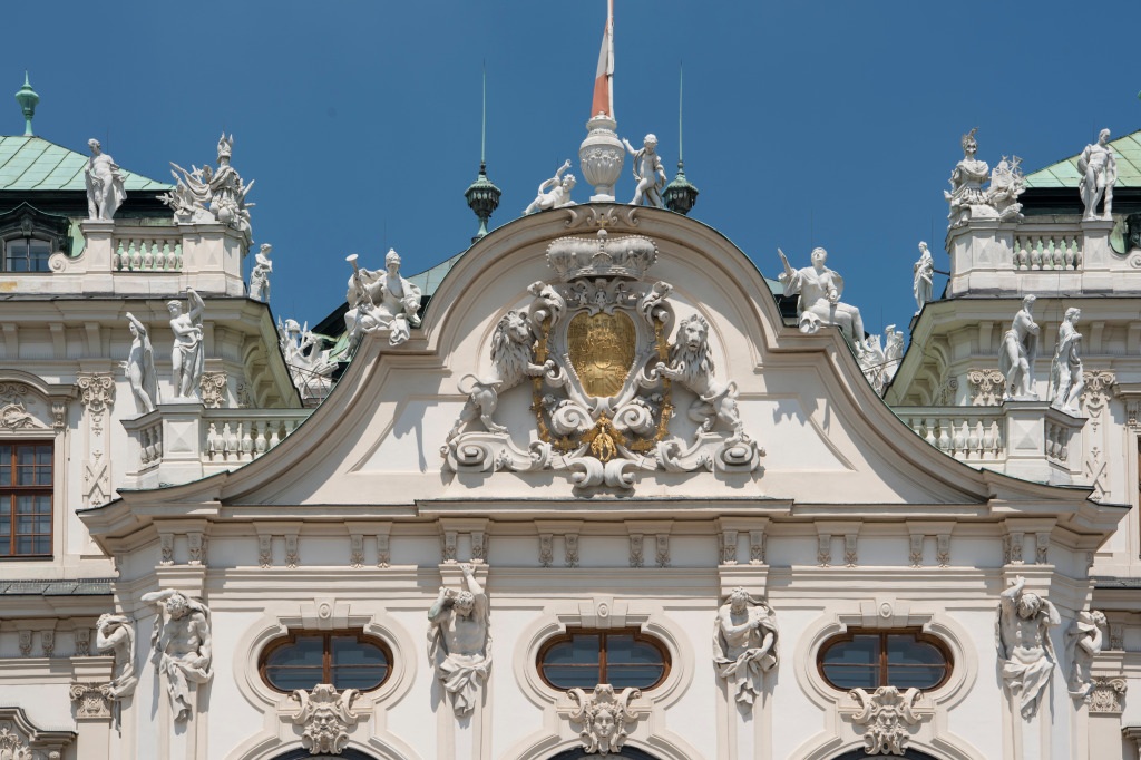 Palácio Belvedere, Viena, Áustria jigsaw puzzle in Castelos puzzles on TheJigsawPuzzles.com