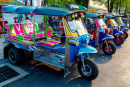 Tuk-tuk Moto-taxis in Bangkok, Thailand