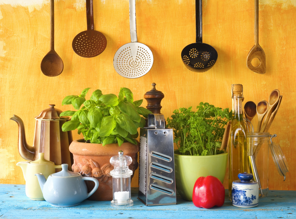 Kitchen Utensils jigsaw puzzle in Food & Bakery puzzles on TheJigsawPuzzles.com