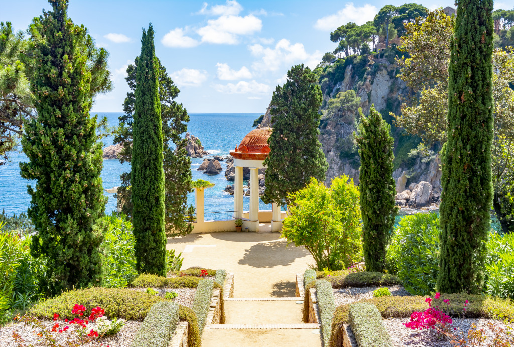 Marimurtra Botanical Gardens in Blanes, Spain jigsaw puzzle in Great Sightings puzzles on TheJigsawPuzzles.com