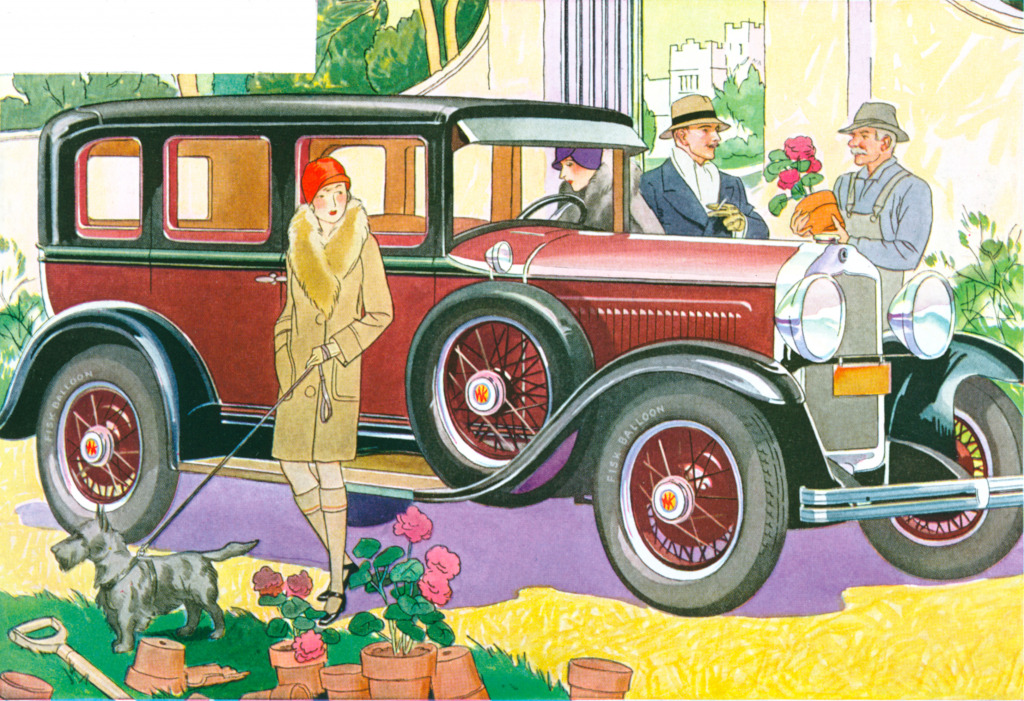 Willys Knight (1929) jigsaw puzzle in Carros & Motos puzzles on TheJigsawPuzzles.com