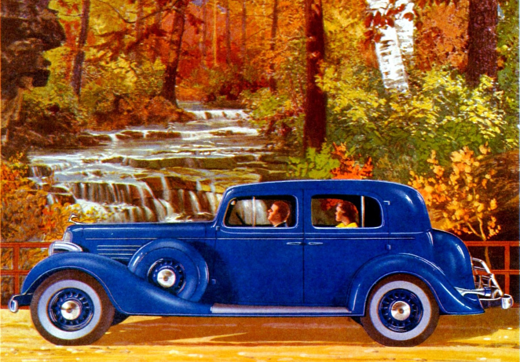 1935 Buick Club Sedan jigsaw puzzle in Waterfalls puzzles on TheJigsawPuzzles.com