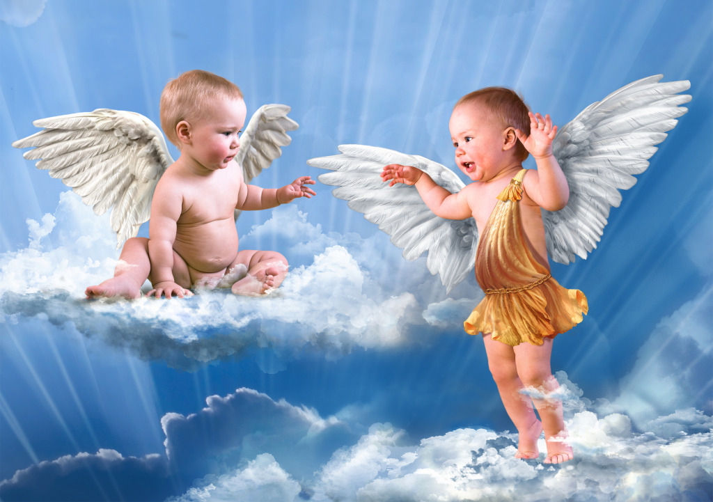 Little Angels jigsaw puzzle in Puzzle of the Day puzzles on TheJigsawPuzzles.com