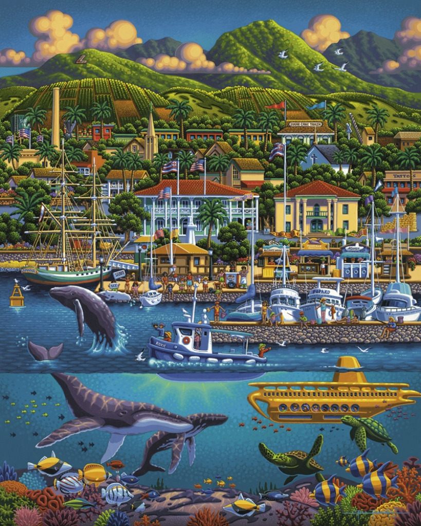 Maui jigsaw 2 jigsaw puzzle in Randi Lothamer puzzles on TheJigsawPuzzles.com