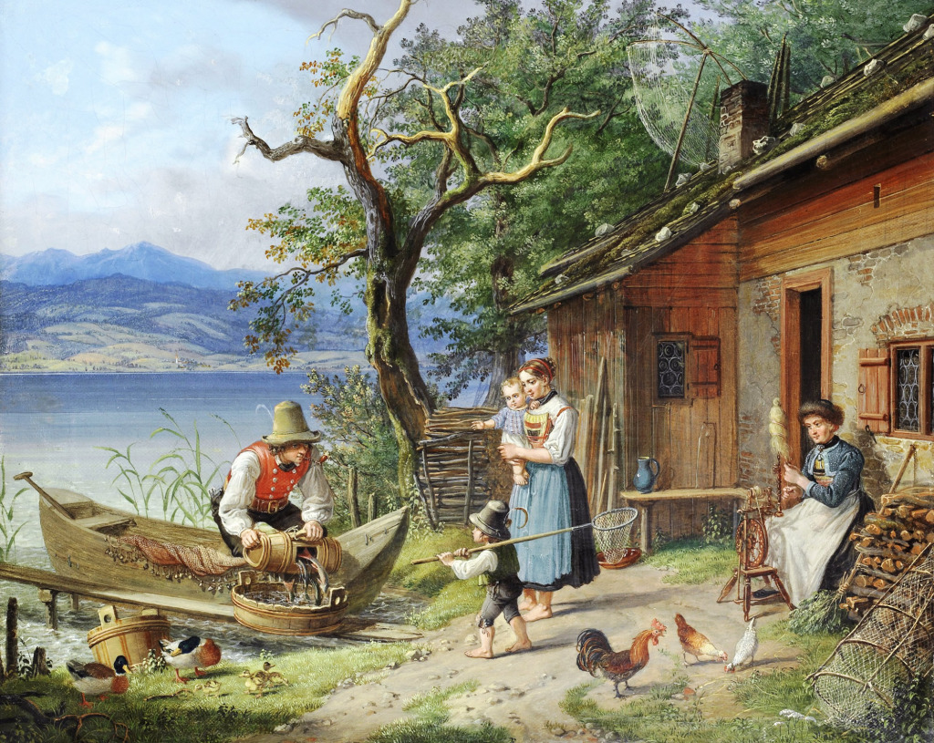 Разгрузка улова jigsaw puzzle in Пазл дня puzzles on TheJigsawPuzzles.com