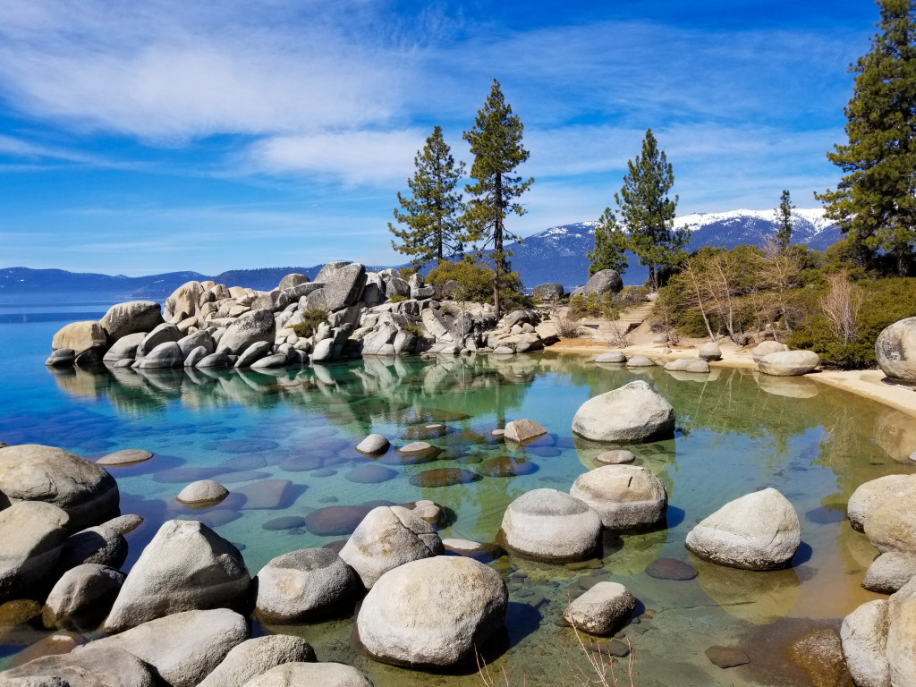 Sand Point At Lake Tahoe jigsaw puzzle in Großartige Landschaften puzzles on TheJigsawPuzzles.com