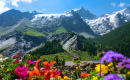 Picturesque View of the French Alps