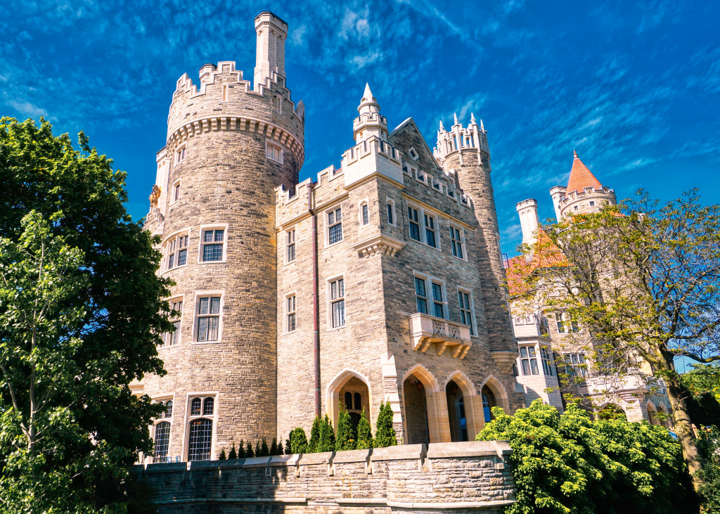 Casa Loma, Toronto (Ontario) jigsaw puzzle in Châteaux puzzles on TheJigsawPuzzles.com
