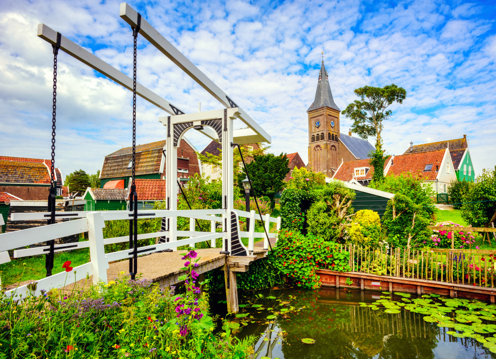 Historic Village of Marken, Netherlands jigsaw puzzle in Bridges puzzles on TheJigsawPuzzles.com