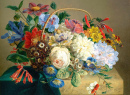 Bouquet in a Basket